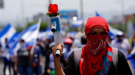 Video thumbnail: PBS NewsHour Nicaraguan protesters under siege for demanding reforms
