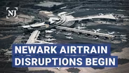 Service disruptions on Newark Airport AirTrain