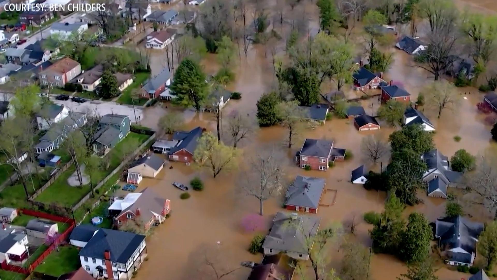 Hundreds of Homes Damaged In Frankfort Flooding