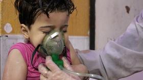 Video thumbnail: PBS NewsHour Trump threatens action on Syria chemical attack.