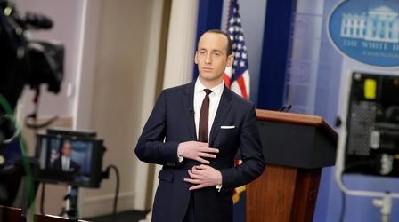 Video thumbnail: PBS NewsHour Alleged Stephen Miller emails reference white nationalism