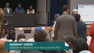 South Shore Residents Push Back on Migrant Plan