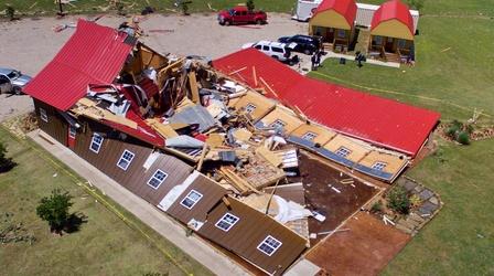 Video thumbnail: PBS NewsHour More than a dozen tornadoes cut deadly path through South