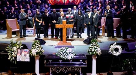 Video thumbnail: PBS NewsHour Mourners call for police reform at funeral of Tyre Nichols