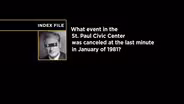 Index File | 1981 Civic Center Event Cancelation