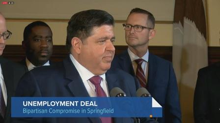 Video thumbnail: Chicago Tonight SAFE-T Act, Unemployment Benefits on Springfield Agenda