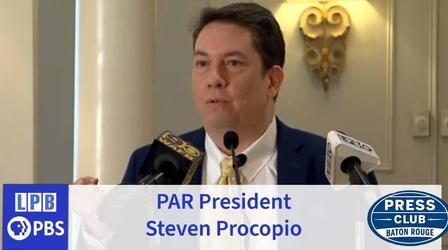 Video thumbnail: Press Club PAR President| Steven Procopio | 01/24/2022