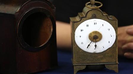 Video thumbnail: Antiques Roadshow Appraisal: French Campaign Clock, ca. 1790