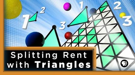 Video thumbnail: Infinite Series Splitting Rent with Triangles