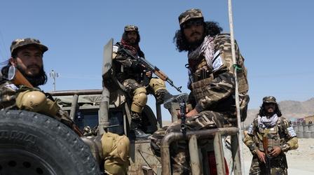 Video thumbnail: PBS NewsHour Taliban control grows, but yet to form official government