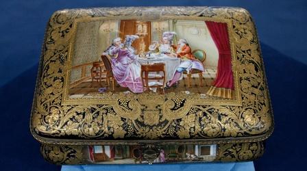 Video thumbnail: Antiques Roadshow Appraisal: Sevres-style Painted Porcelain Box, ca. 1905