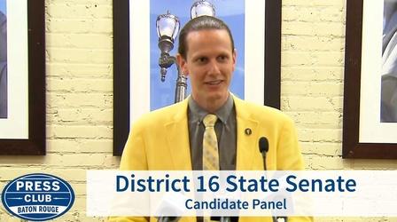 Video thumbnail: Press Club Dist. 16 State Senate Panel | 08/26/19 | Press Club