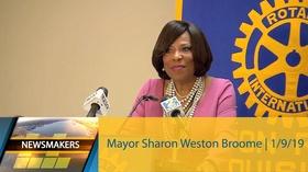 Video thumbnail: Newsmakers Mayor Sharon Weston Broome | Newsmakers | 1/9/19