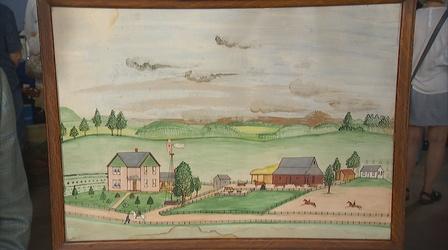 Video thumbnail: Antiques Roadshow Appraisal: Paul Seifert Folk Art Farm Painting, ca. 1903