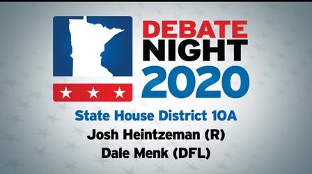 Video thumbnail: Debate Night MN House District 10A