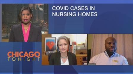 Video thumbnail: Chicago Tonight Illinois Nursing Homes Face Spike in Cases, Staff Shortage