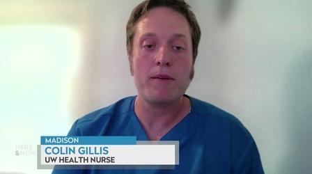 Video thumbnail: Here and Now Colin Gillis on UW Health nurses issuing a Strike Notice