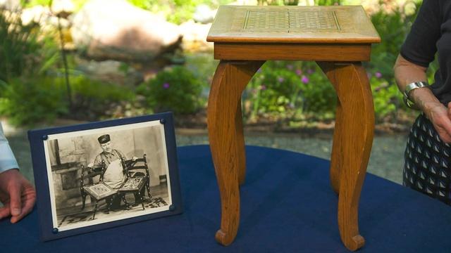 Antiques Roadshow | Appraisal: Anthyme Leveque Marquetry Taboret, ca. 1925