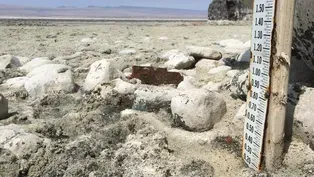 Lake Abert Dries Up