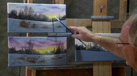 Video thumbnail: Painting with Wilson Bickford Wilson Bickford "December Sunrise"