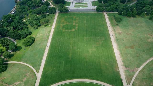 News Wrap: Anti-Trump message etched into National Mall