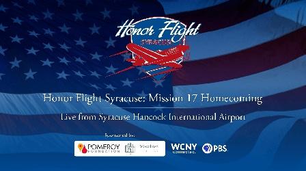 Video thumbnail: WCNY Specials Honor Flight Syracuse: Mission 17 Live Homecoming