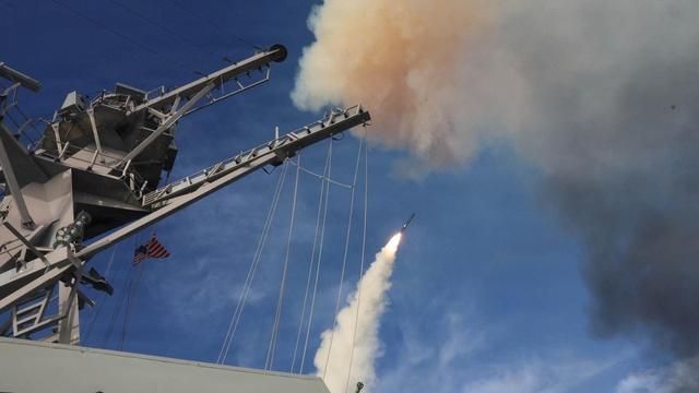 U.S. destroyers and Iran trade fire in Strait of Hormuz