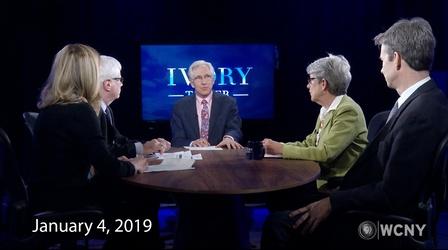 Video thumbnail: The Ivory Tower Wall fight; Democratic presidential challengers; Albany