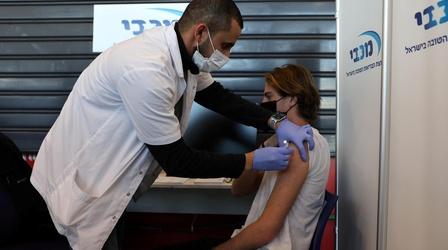Video thumbnail: PBS NewsHour Palestinians feel ignored by Israeli vaccine program