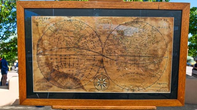 Antiques Roadshow | Appraisal: 1791 Jane Young World Map Needlework