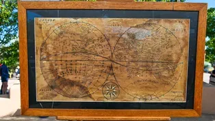 Appraisal: 1791 Jane Young World Map Needlework