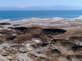 Scientists Use Drones to Track Dead Sea Sinkholes