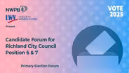 Vote 2025 Primary Forum 3