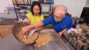 Deaf and blind students learning to live independently
