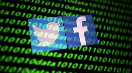 Video thumbnail: PBS NewsHour Social media CEOs defend content policies to Senate panel