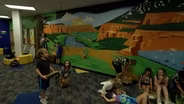 Touchable mural gives kids a sense of calm
