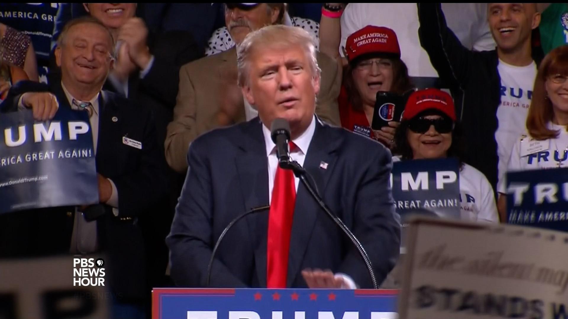 Why tensions are flaring over Trump's Phoenix rally