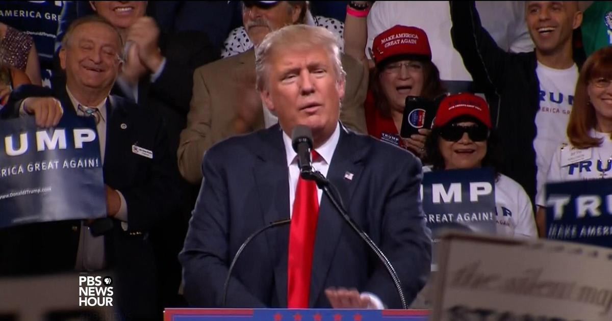 PBS News Hour | Why tensions are flaring over Trump's Phoenix rally ...