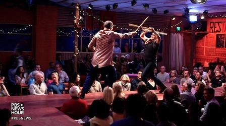 Video thumbnail: PBS NewsHour For these refugees, theater plays a ‘vital role’ in healing