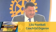 LSU Football | Coach Ed Orgeron | 08/01/18 | Newsmakers