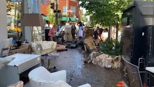 In Millburn, residents help businesses with Ida cleanup
