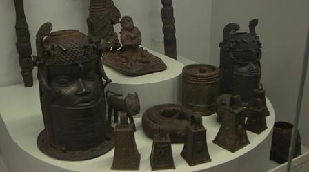Video thumbnail: PBS NewsHour Museum works to repatriate artifacts looted from West Africa