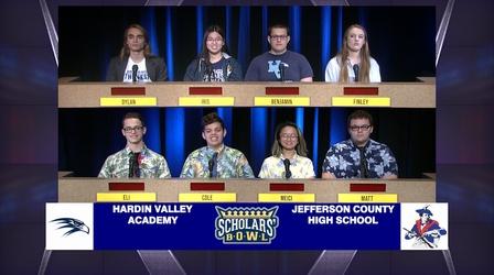 Video thumbnail: Scholars' Bowl Hardin Valley vs Jefferson County