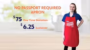 No Passport Required Apron