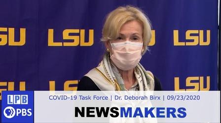 Video thumbnail: Newsmakers Dr. Deborah Birx Roundtable Discussion | Newsmakers | 09/23/