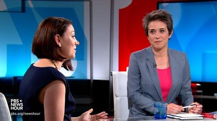 Video thumbnail: PBS NewsHour Tamara Keith and Amy Walter on Trump's approval ratings