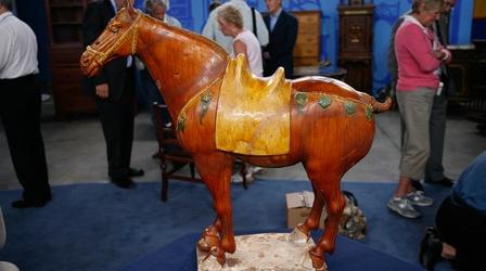 Video thumbnail: Antiques Roadshow Appraisal: Tang Dynasty Ceramic Horse Sculpture