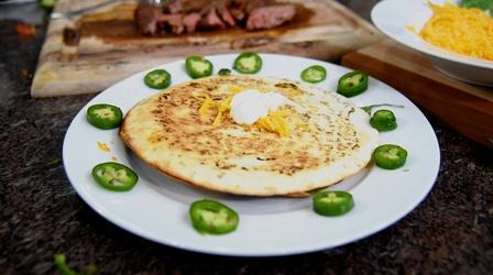 Video thumbnail: Johnny on Fire Steak Quesadillas