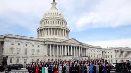Video thumbnail: PBS NewsHour New House Democrats divided over Pelosi and 'change'