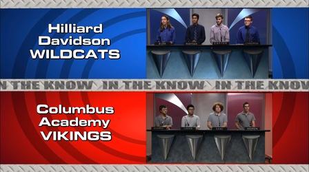 Video thumbnail: In The Know Hilliard Davidson vs. Columbus Academy